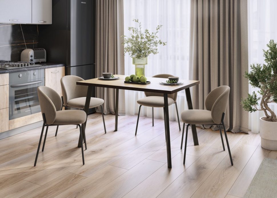 Стол обеденный Хагген (MLK) 120 Дуб бунратти