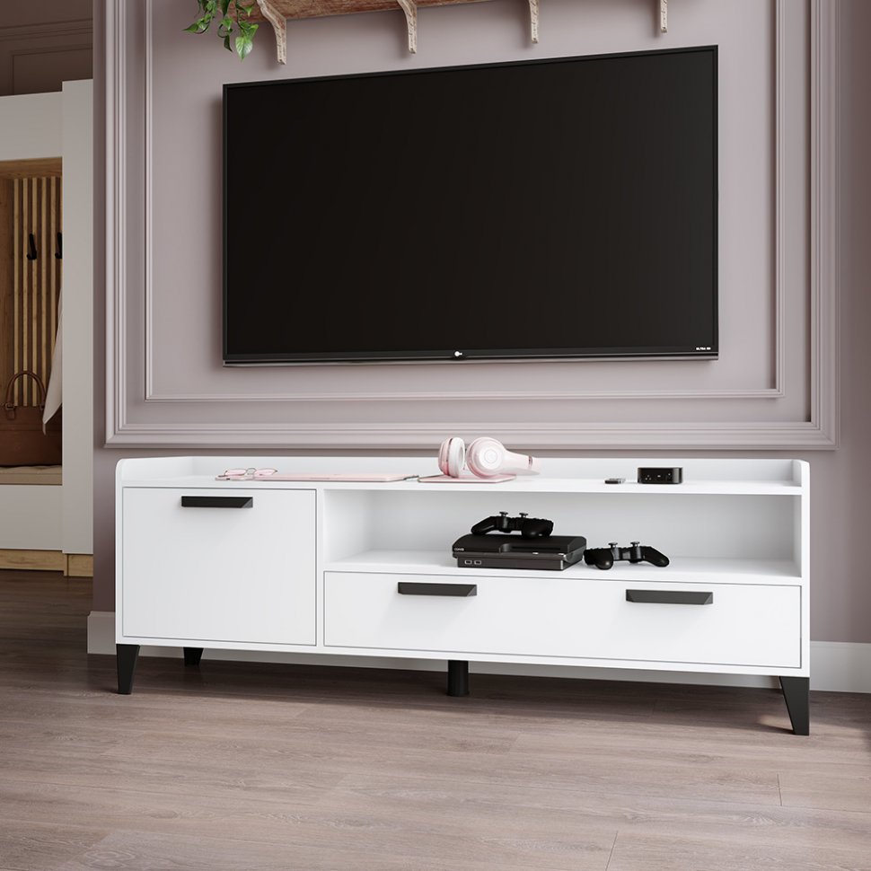 Тумба ТВ Парус-8 (ТЭКС) Белый