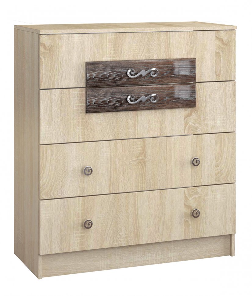 Мебель для cпальни Мадлен ТЭКС Вариант 1 (Дуб Шале мореный)