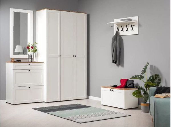 Остин Вешалка 15.12 Белый шагрень