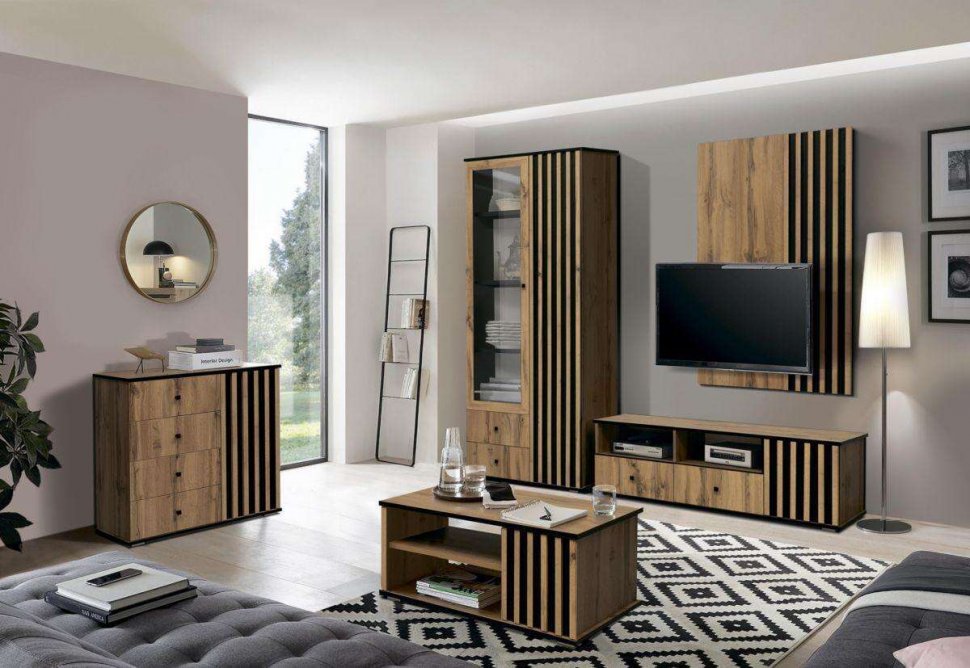 Полка доборная Либерти 51.11 Дуб вотан