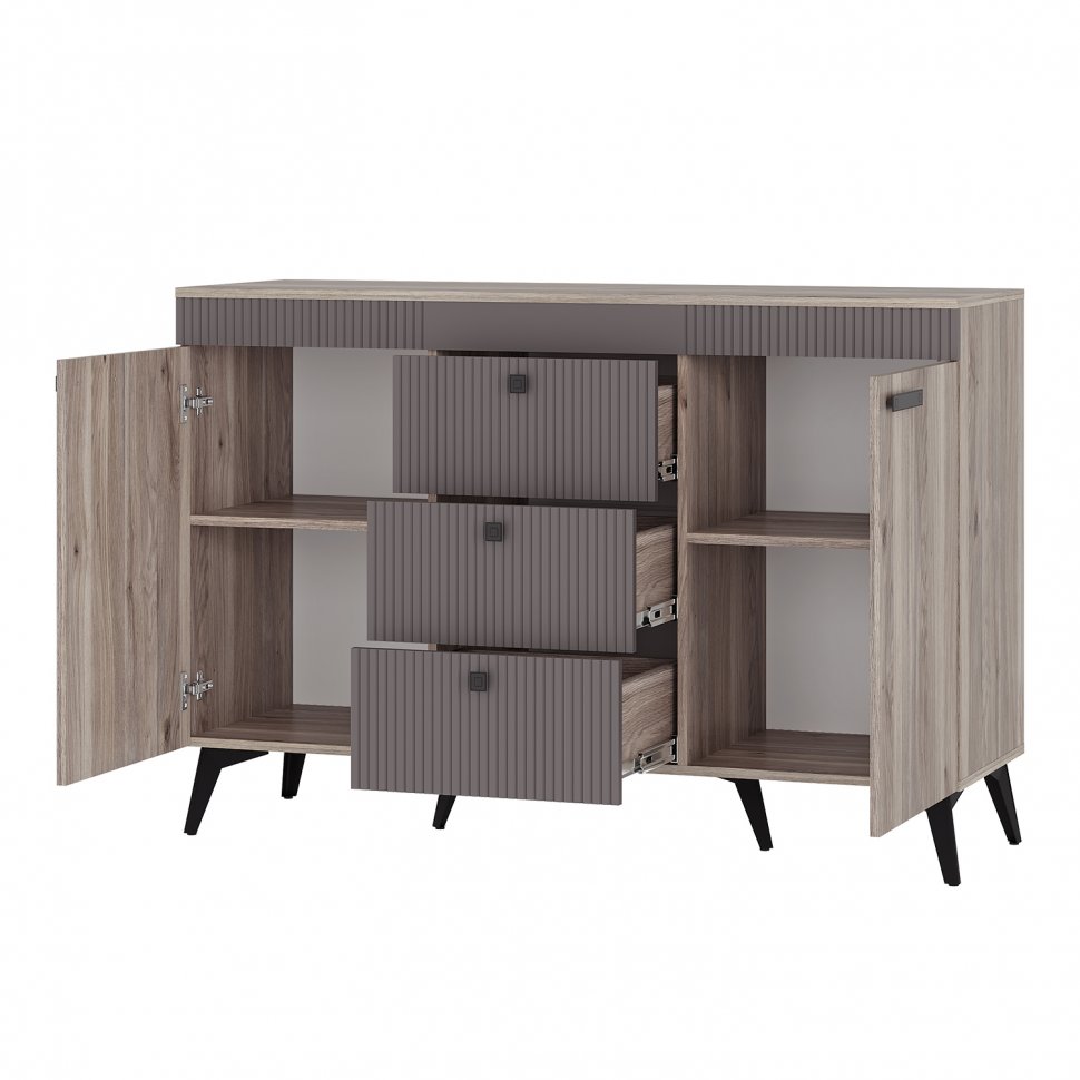 Спальня Кассандра (БТС) Комплект Дуб Смоки