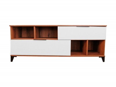 Харди тумба ТВА большая Дуб Делано Темный / Белый