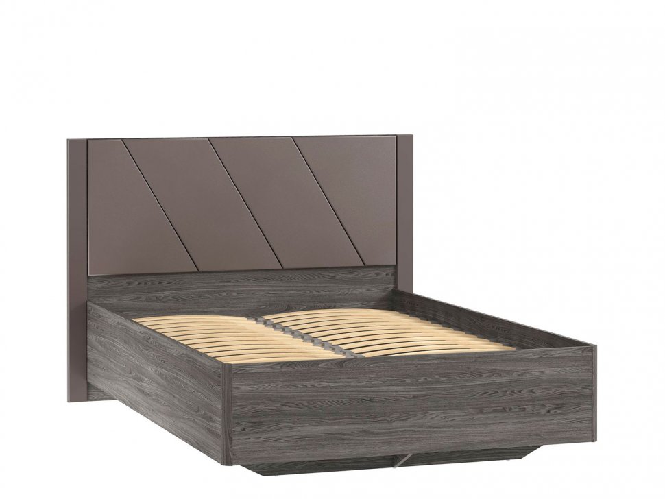 НМ 011.75-02 кровать Summit / ясень анкор тёмный / графит софт