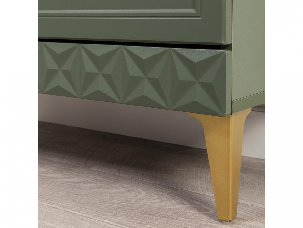 Гостиная Марион-3 Дымчатый зеленый / Олива шагрень