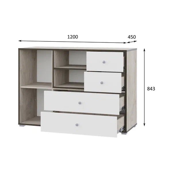 Комод Акита (Арника) 1200