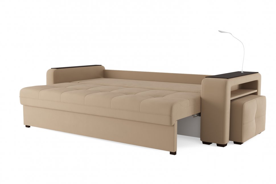 Диван Smart 4 пуф справа Б3-3Т-Б4 СК Велюр Velutto 05