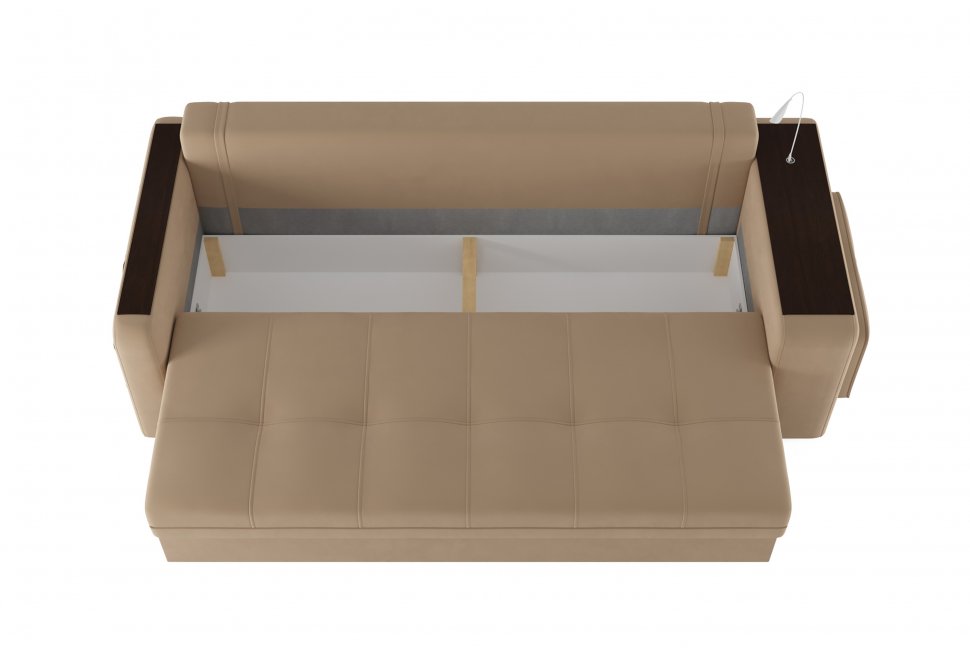 Диван Smart 4 пуф справа Б3-3Т-Б4 СК Велюр Velutto 05