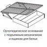 Кровать 160х200 ЛКР-1 (с подъемным механизмом) Ливорно DOMANI Орех донской