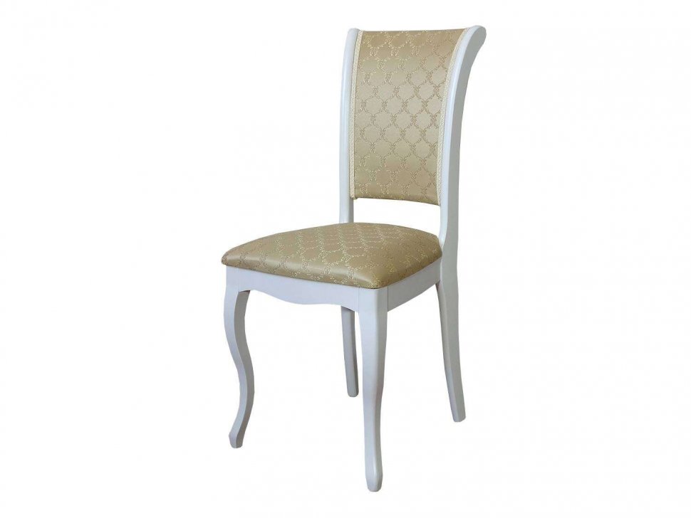 Стул С-6 белый/андрис бежевый