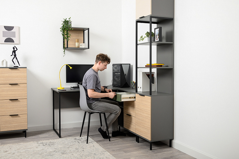 Марвэл Тумба 16.160 Темно - серый / Плэйн / Дымчатый Зеленый