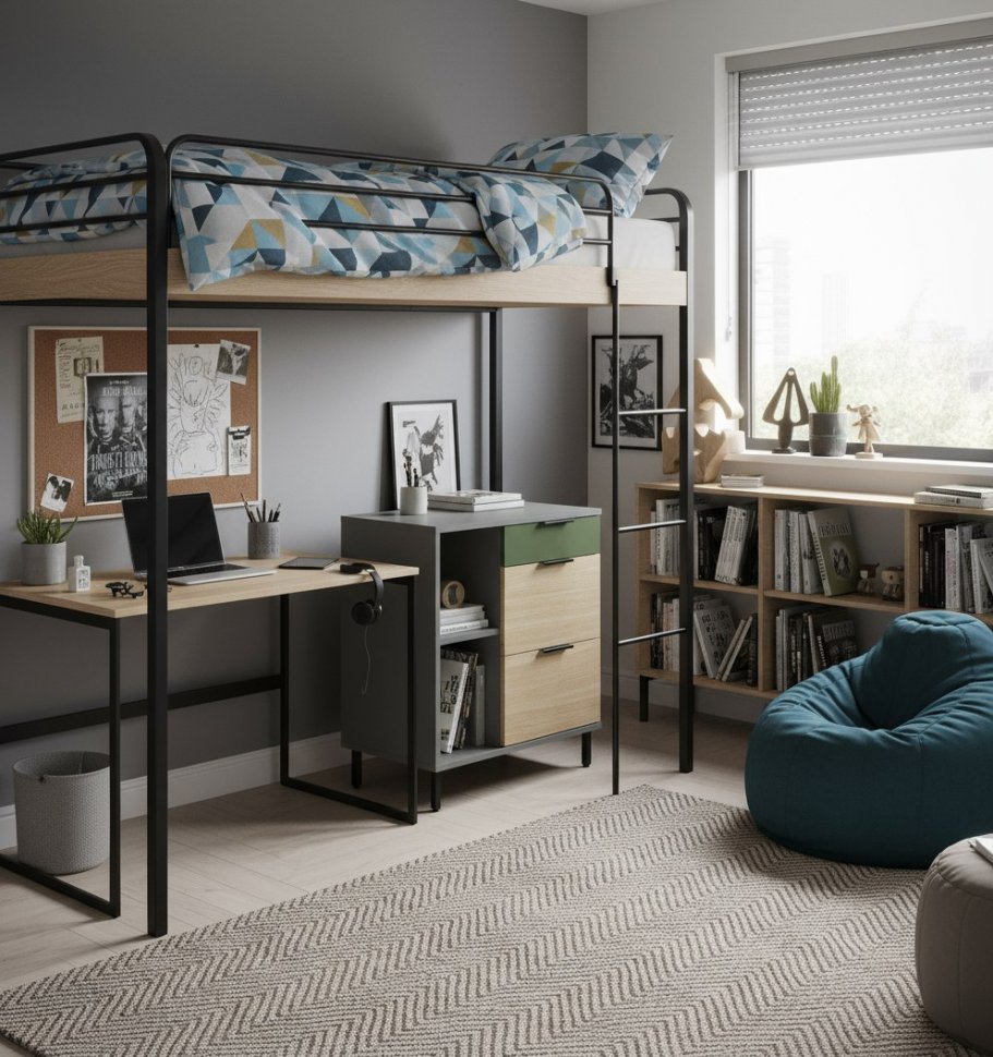 Марвэл Тумба 16.160 Темно - серый / Плэйн / Дымчатый Зеленый