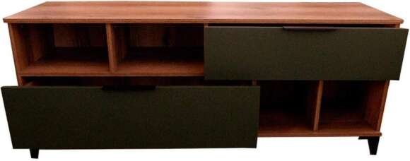 Харди тумба ТВА большая Дуб Делано Темный / Зеленый