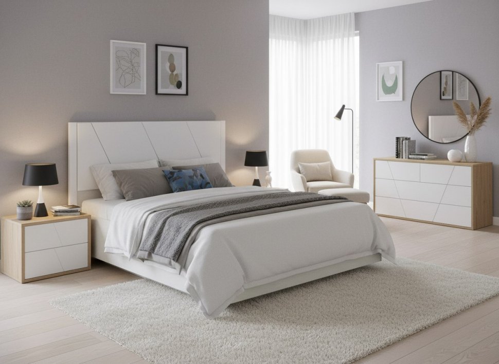 НМ 011.75-02 кровать Summit / белый