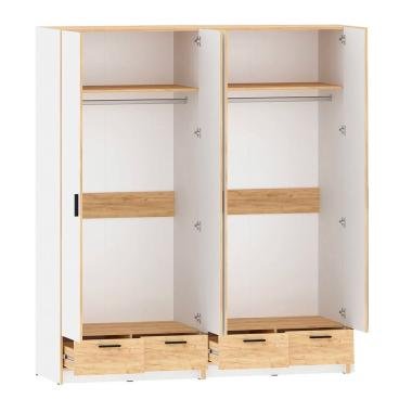 Спальня Оттавия 6 Белый / Дуб золотой