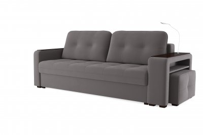 Диван Smart 4 пуф справа Б3-3Т-Б4 СК Велюр Velutto 19