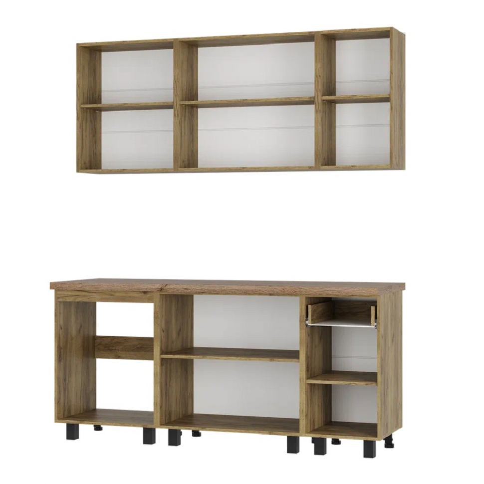 Кухня Тина 1,8 м, Крафт, белый