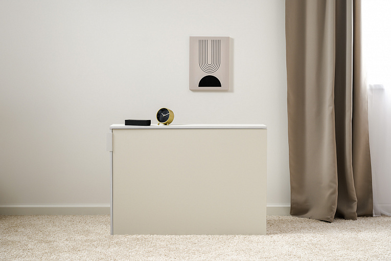 Марвэл Тумба выкатная 16.159 Белый шагрень