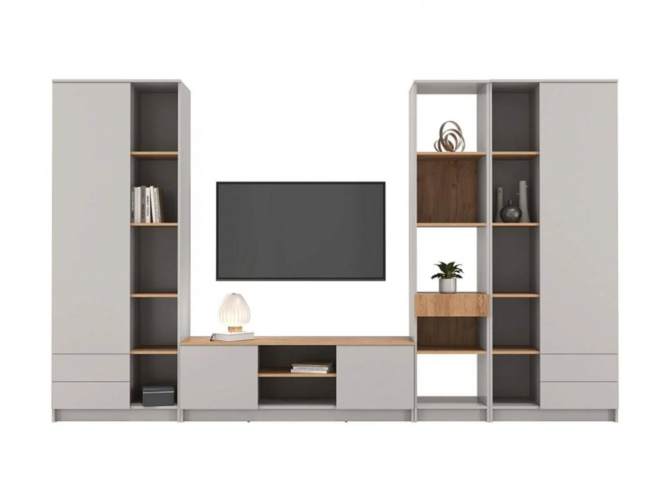 Прайм гостиная 1 кашемир / дуб золотой