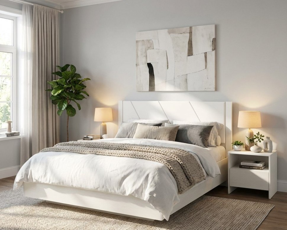 НМ 040.71-01 кровать Summit / белый