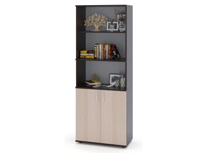 Стеллаж ШУ-21 Венге/Беленый дуб