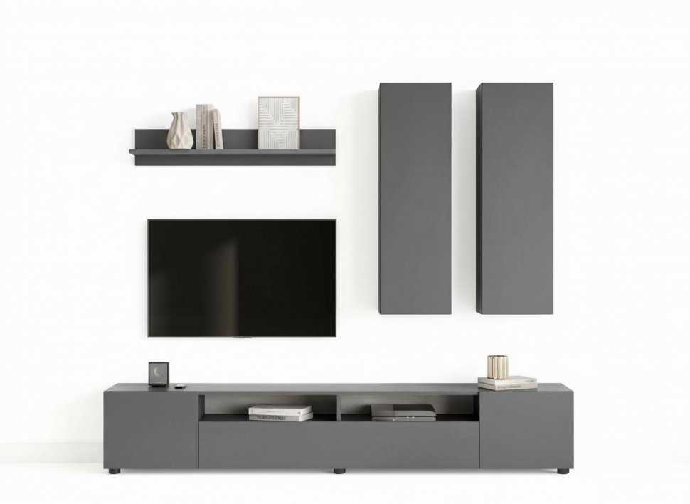 Гостиная Денвер 2 / Графит серый