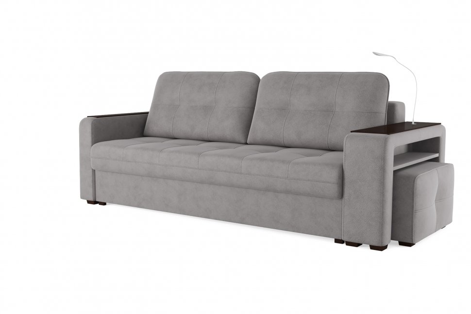 Диван Smart 4 пуф справа Б3-3Т-Б4 СК Велюр Кашемир 890