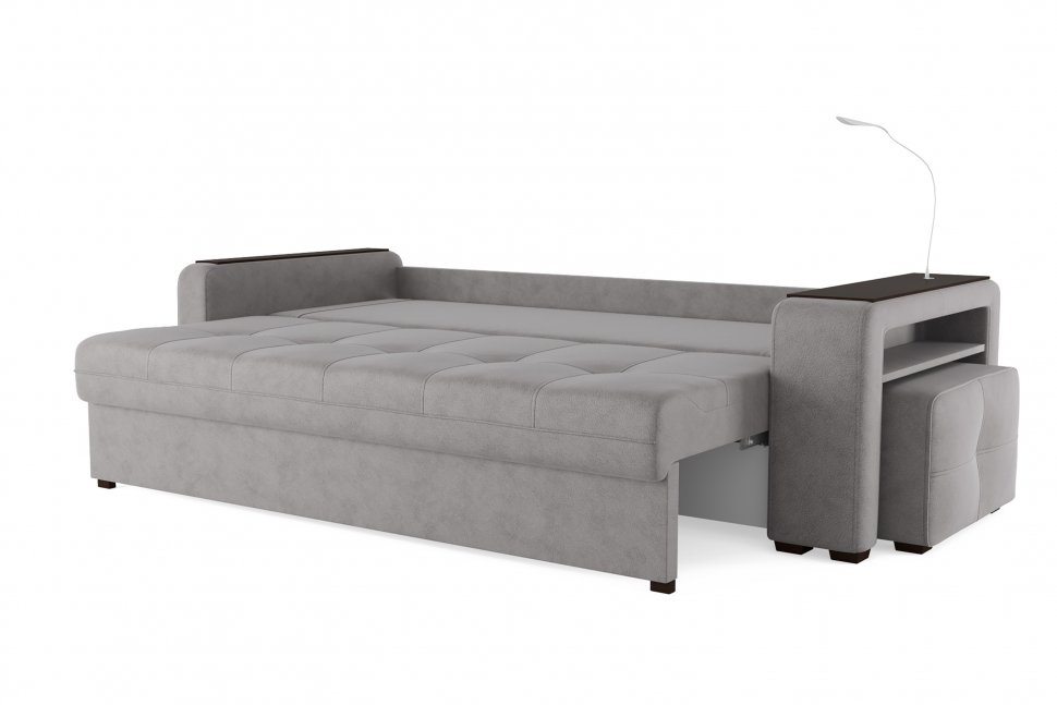 Диван Smart 4 пуф справа Б3-3Т-Б4 СК Велюр Кашемир 890