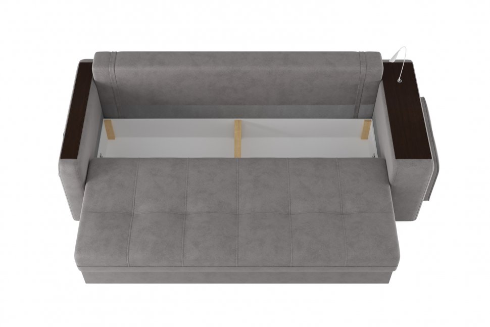 Диван Smart 4 пуф справа Б3-3Т-Б4 СК Велюр Кашемир 890