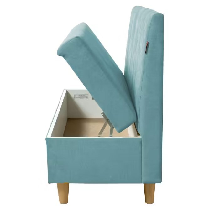 Диван с ящиком Леа (Комфорт-S) Голубой