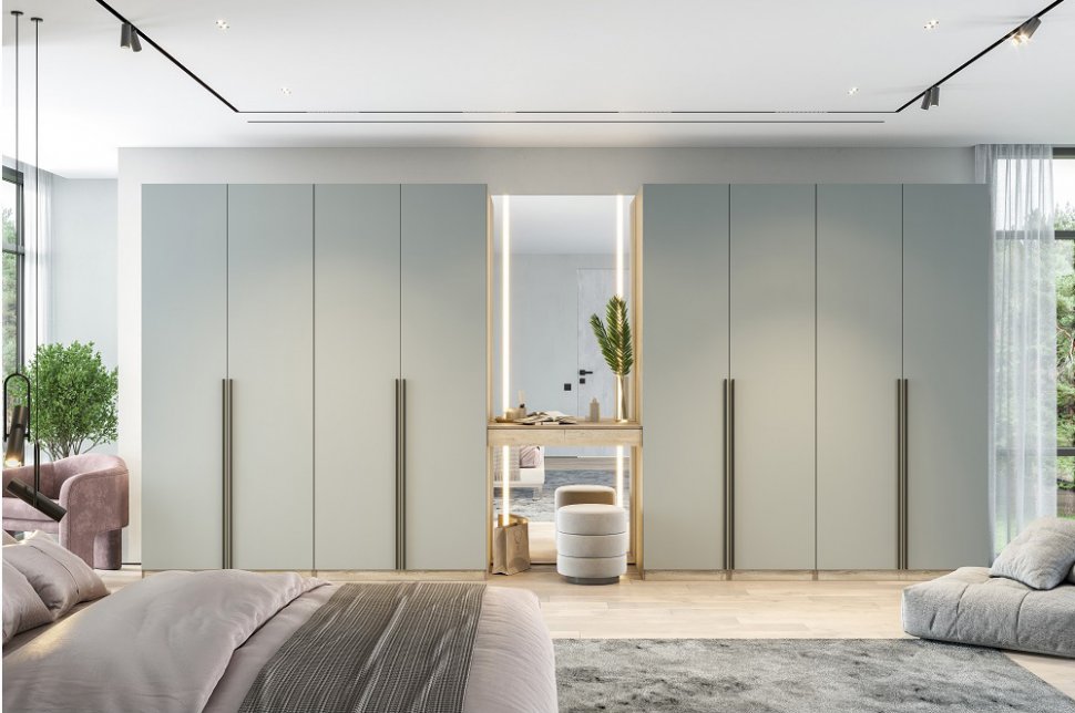 Шкаф Этна 100 (Софт Грей)