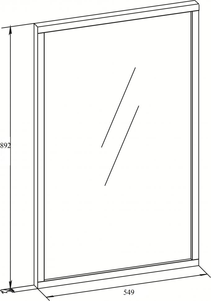 Зеркало Норвуд 7 Глазов-мебель