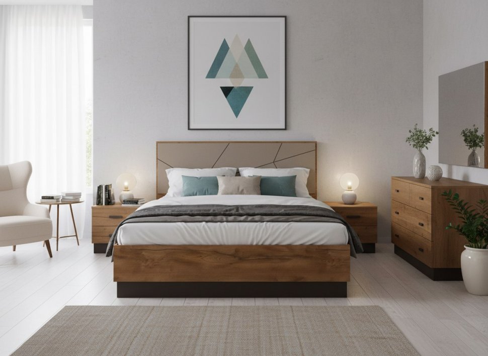 Кровать Гамма с подъемным механизмом 54.16 Таксония/Грей