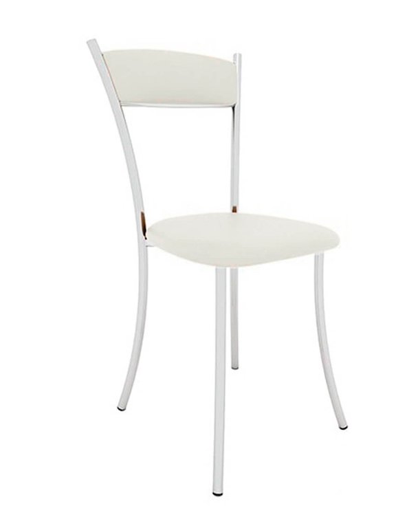 Стул Хром с мягкой спинкой (Серебро) ФОРТ