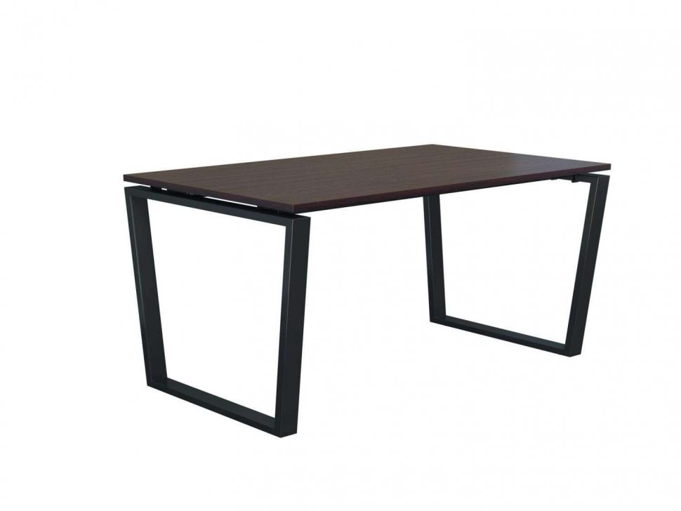 Стол компьютерный Юта 55.09 венге / металл черный