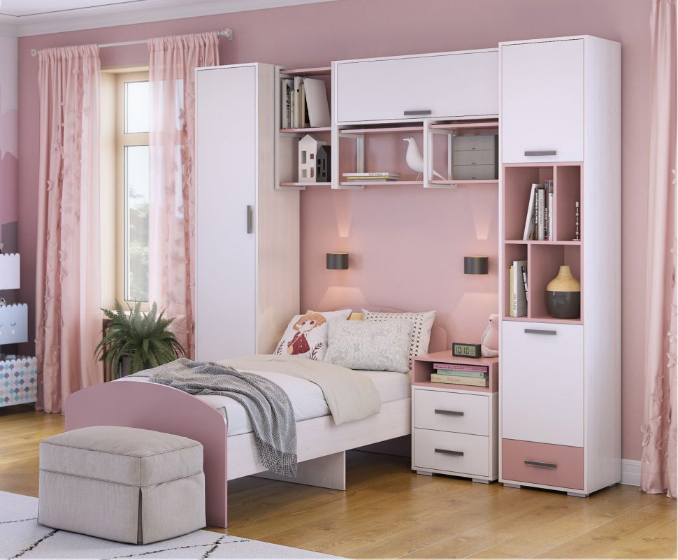 Шкаф для белья с ящиками 450 Лило (MLK)