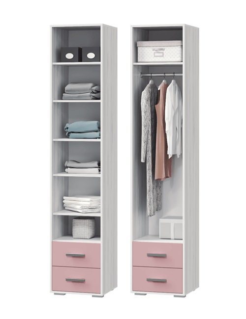 Шкаф для белья с ящиками 450 Лило (MLK)