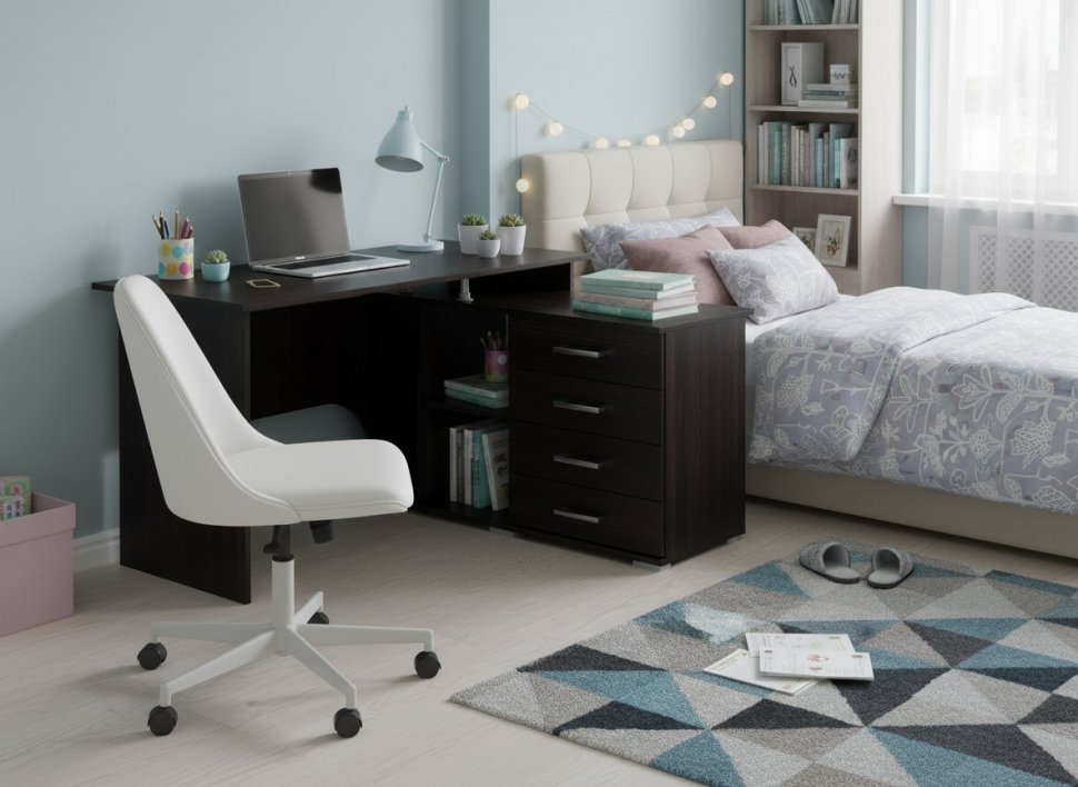 Интел-10 стол компьютерный Бодега Темный