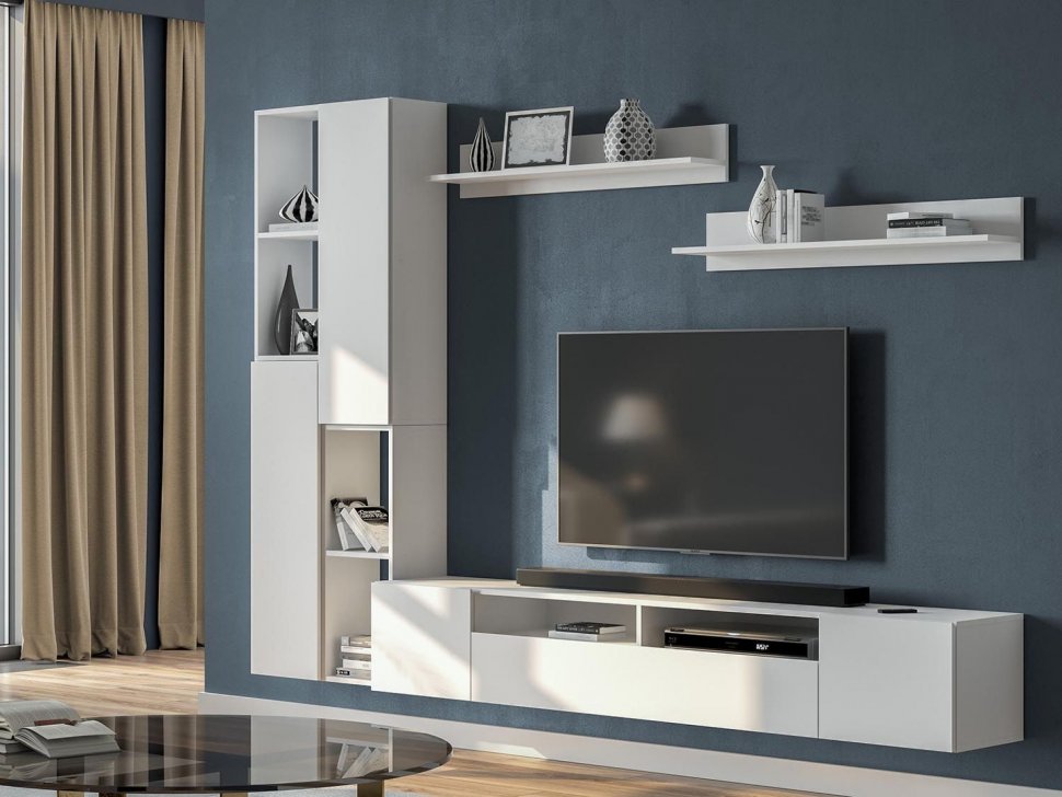 Гостиная Токио 2 / Белый текстурный