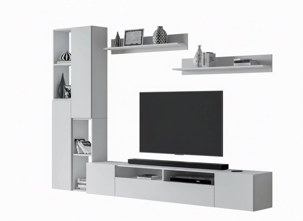 Гостиная Токио 2 / Белый текстурный