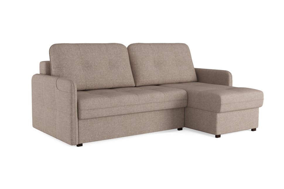 Диван-кровать угловой SMART 1 2Т-1Пф Рогожка Sherlock 932