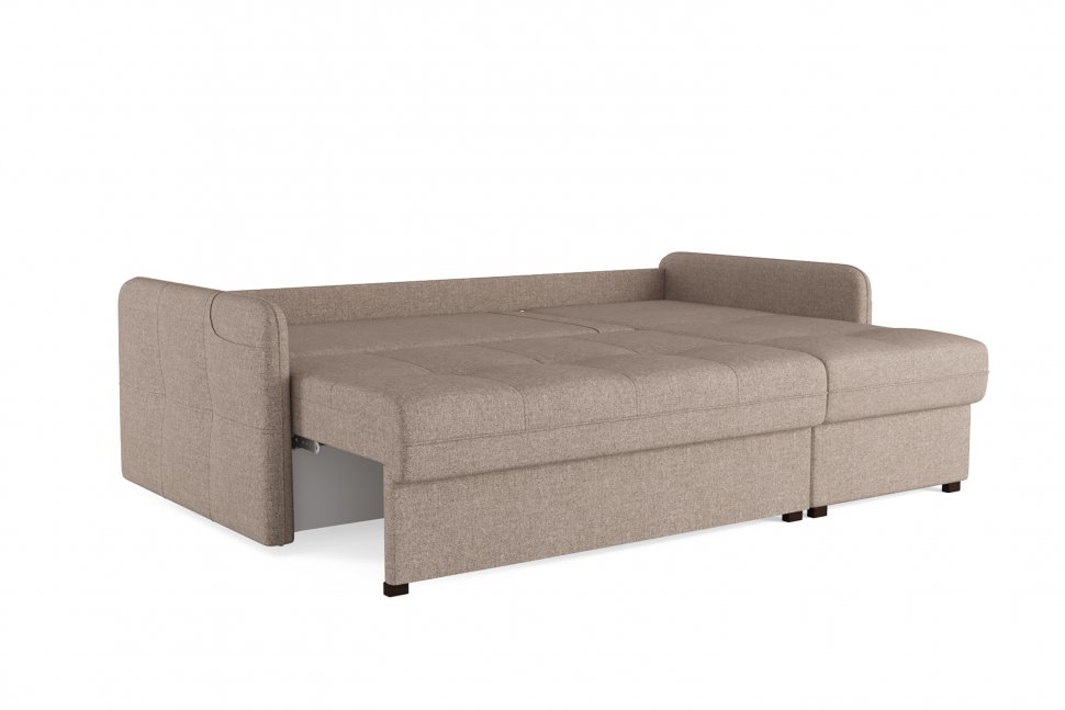 Диван-кровать угловой SMART 1 2Т-1Пф Рогожка Sherlock 932