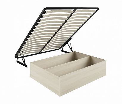 Кровать с подъемным механизмом Дели 140х200, дуб сонома/сирень