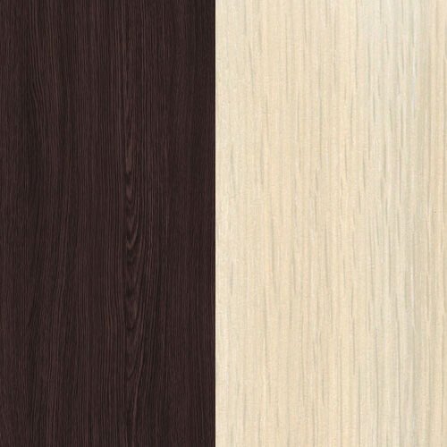 Шкаф-купе Юнона Комби (Горизонт) Венге / Дуб Молочный