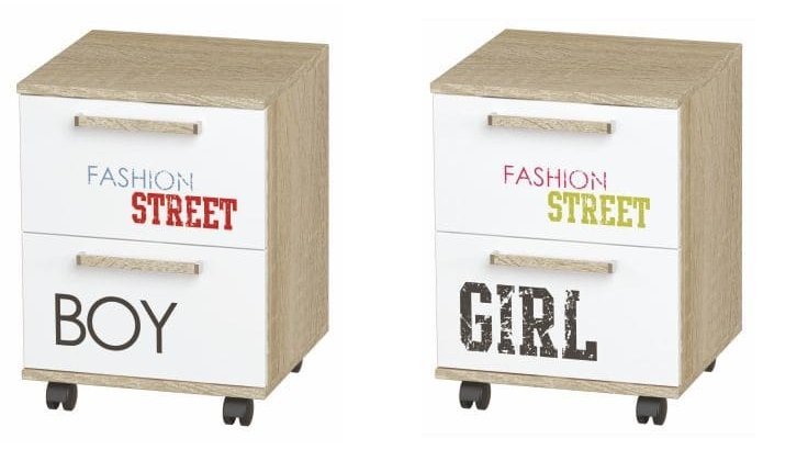 Тумба выкатная для девочек Сенди ТБ-07 БТС STREET GIRL