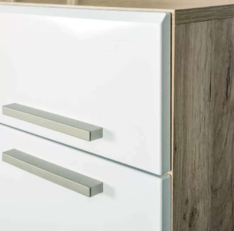 Прихожая Лайн Дуб серый/Белый глянец