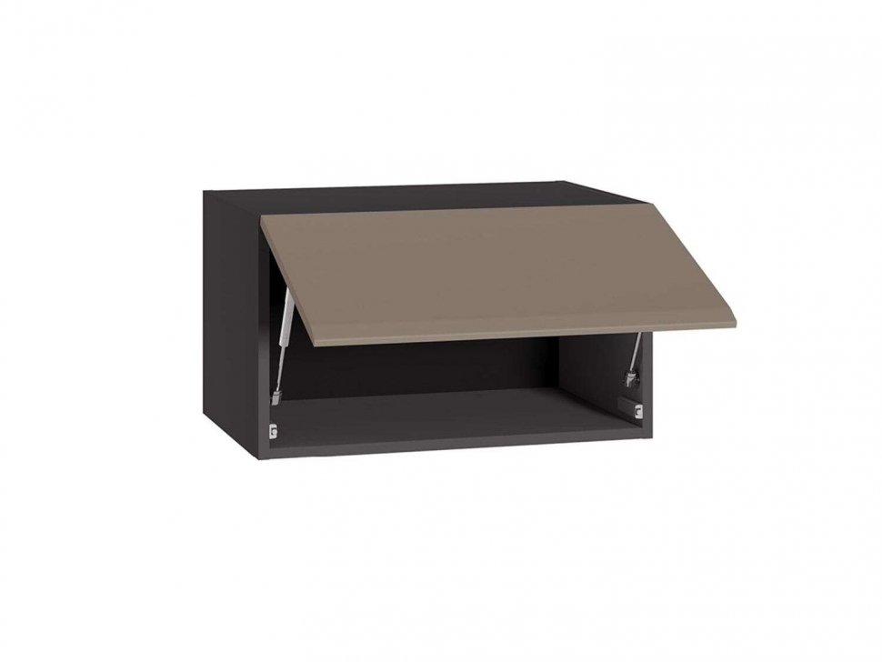 Сидней шкаф навесной 16.314.05 Антрацит / Капучино