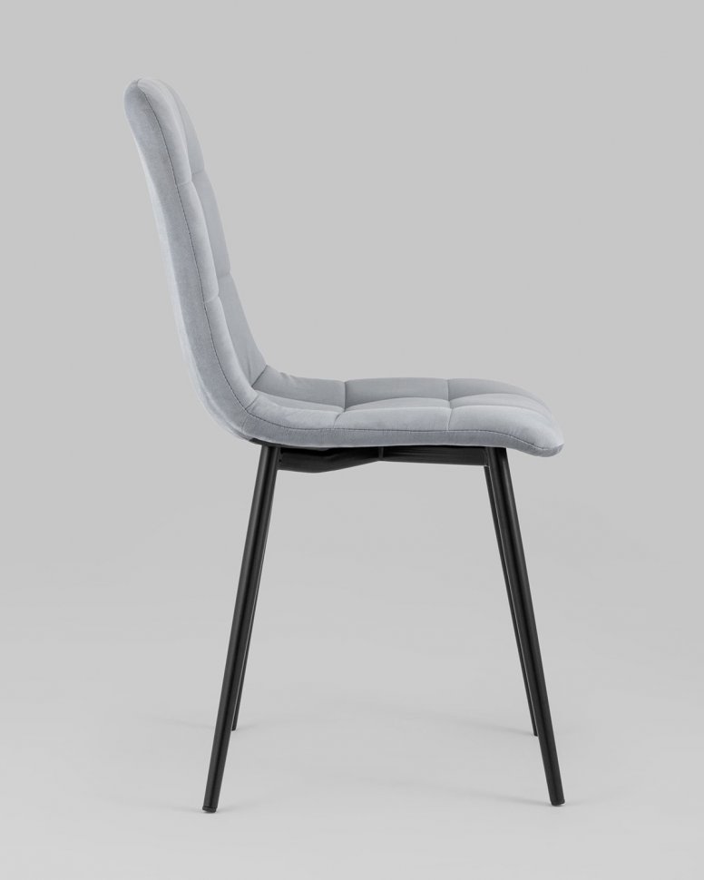 Мягкий стул Oliver (Велюр светло-серый)