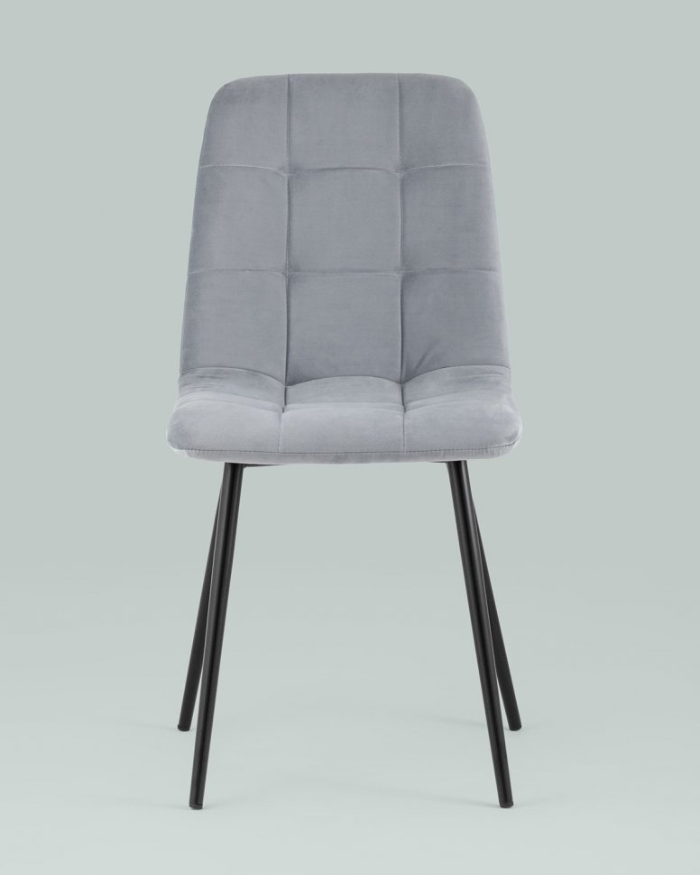 Мягкий стул Oliver (Велюр светло-серый)