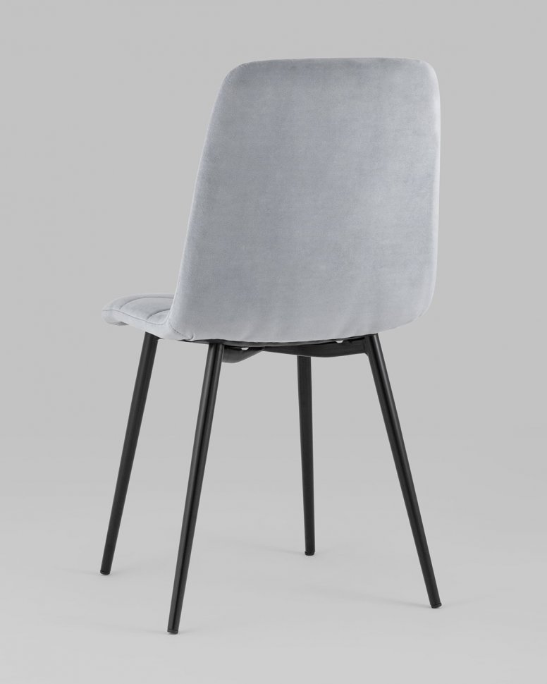 Мягкий стул Oliver (Велюр светло-серый)